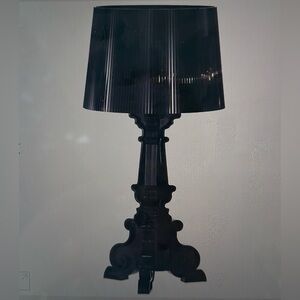 Black Bourgie table lamp by Ferucgio Laviani for Kartell